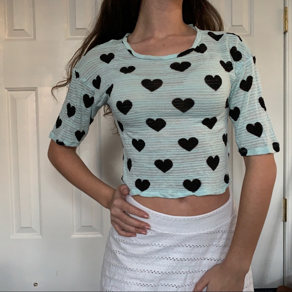 Heart Crop Top